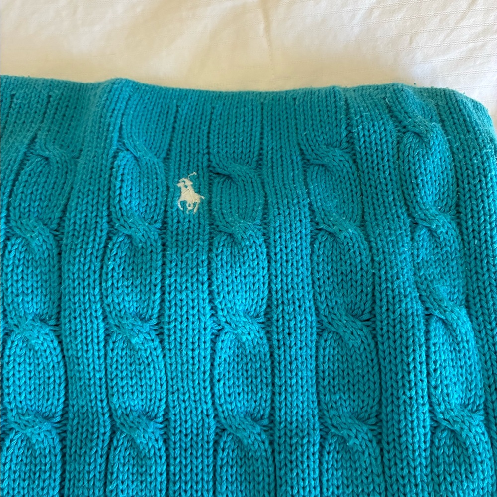 Ralph Lauren Cable Knit tube top Sweater - Teal